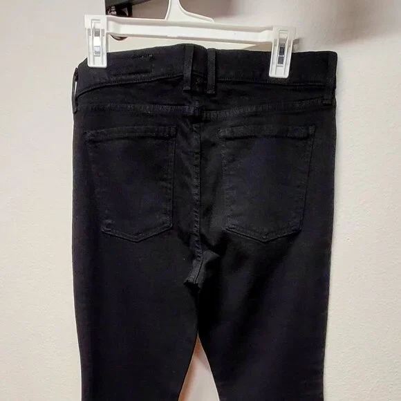 Women's Pistola bootcut Jeans size 31 black/onyx five pockets high rise stretchi - Picture 5 of 8